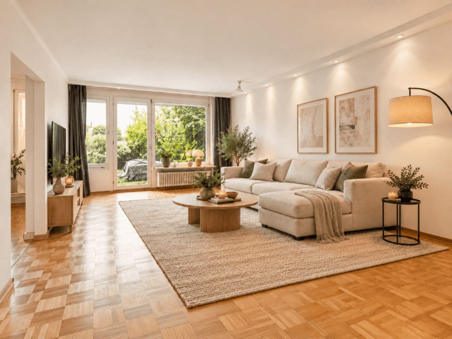 Wohn- und Esszimmer (KI - generiert)