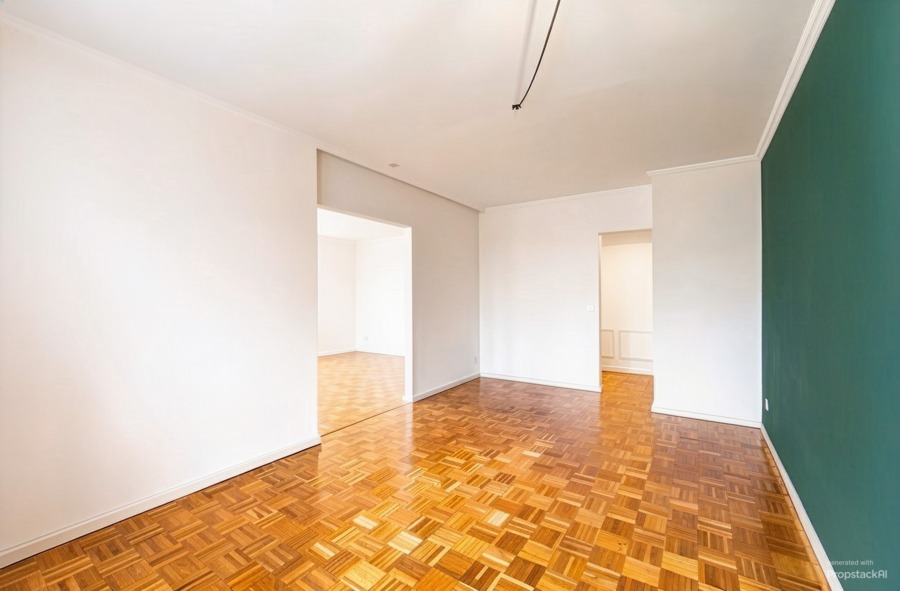 Schlafzimmer mit begehbarem Kleiderschrank